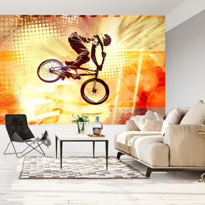 Fototapeta Rowerzysta