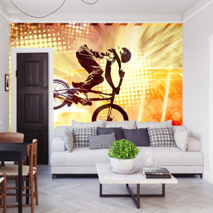 Fototapeta Rowerzysta