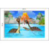Fototapeta Dinozaury W Wodzie