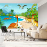 Fototapeta Dinozaury Na Plaży