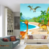 Fototapeta Dinozaury Na Plaży