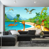 Fototapeta Dinozaury Na Plaży