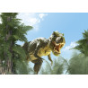 Fototapeta Wielki Dinozaur T-Rex I Palmy