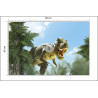 Fototapeta Wielki Dinozaur T-Rex I Palmy