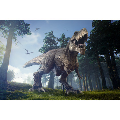Fototapeta Tyranozaur W Lesie