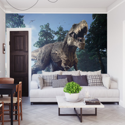 Fototapeta Tyranozaur W Lesie