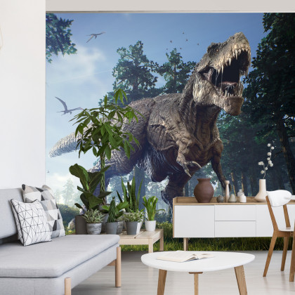 Fototapeta Tyranozaur W Lesie