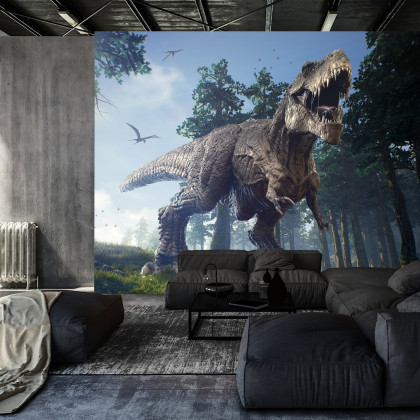 Fototapeta Tyranozaur W Lesie