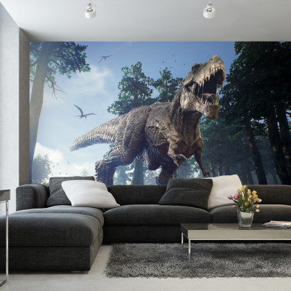 Fototapeta Tyranozaur W Lesie