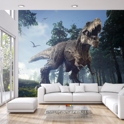 Fototapeta Tyranozaur W Lesie