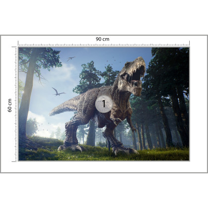 Fototapeta Tyranozaur W Lesie