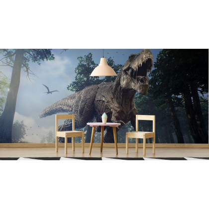 Fototapeta Tyranozaur W Lesie