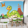 Fototapeta Dinozaury Na Polanie