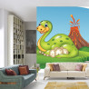 Fototapeta Dinozaury Na Polanie
