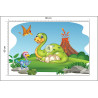 Fototapeta Dinozaury Na Polanie
