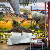 Fototapeta Realistyczne Dinozaury Nad Rzeką