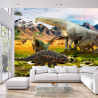 Fototapeta Realistyczne Dinozaury Nad Rzeką