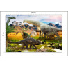 Fototapeta Realistyczne Dinozaury Nad Rzeką