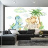 Fototapeta Małe Dinozaury Na Kamieniach