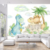 Fototapeta Małe Dinozaury Na Kamieniach