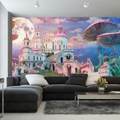 Fototapeta Zamek W Fantastycznej Krainie