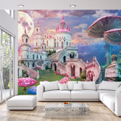 Fototapeta Zamek W Fantastycznej Krainie