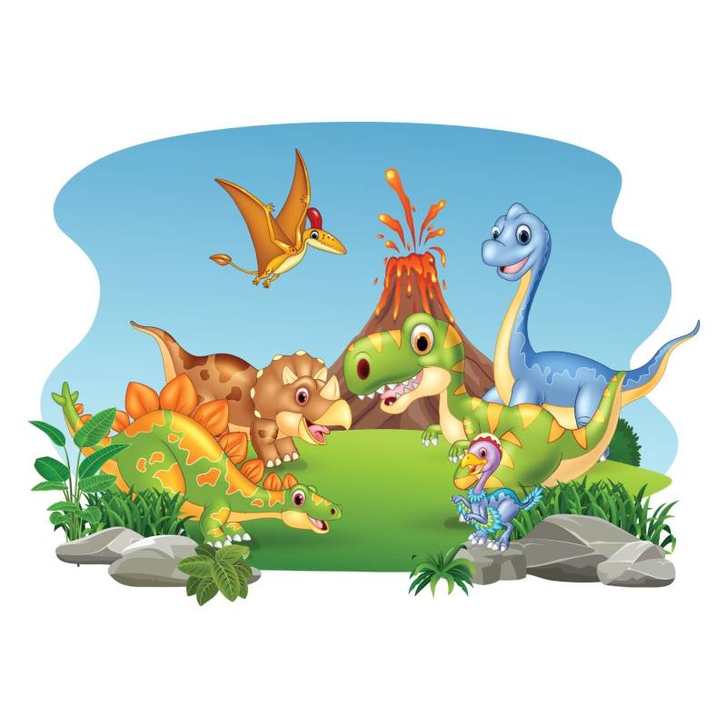 Fototapeta Wesołe Dinozaury