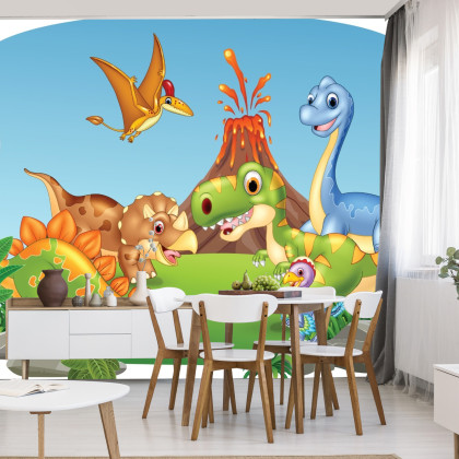 Fototapeta Wesołe Dinozaury