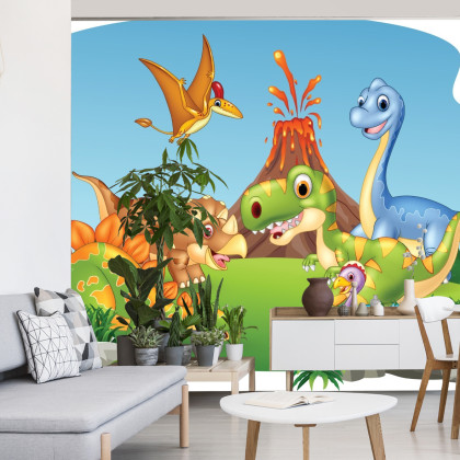 Fototapeta Wesołe Dinozaury