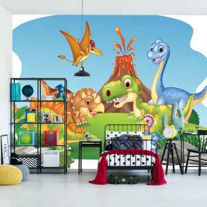 Fototapeta Wesołe Dinozaury