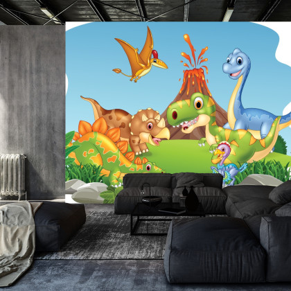 Fototapeta Wesołe Dinozaury