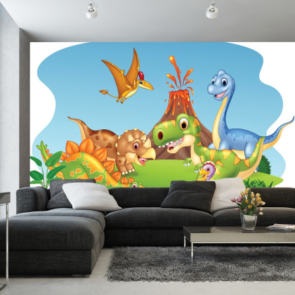 Fototapeta Wesołe Dinozaury
