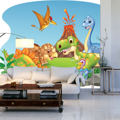 Fototapeta Wesołe Dinozaury
