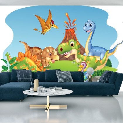Fototapeta Wesołe Dinozaury