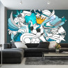 Fototapeta Piłka Nożna Graffiti