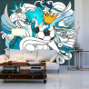 Fototapeta Piłka Nożna Graffiti