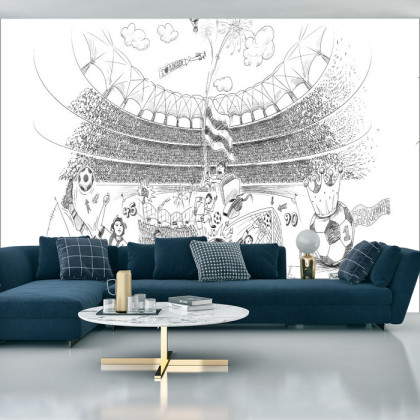 Fototapeta Piłka Nożna Stadion