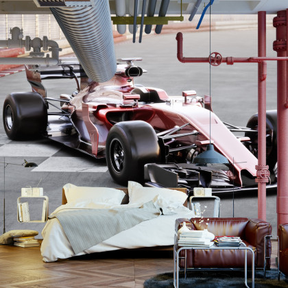 Fototapeta Bolid F1 Na Lini Startu