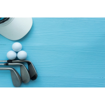 Fototapeta Zestaw Golfowy Na Deskach
