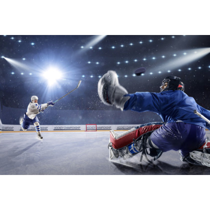 Fototapeta Strzał Hokeisty