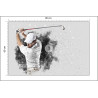 Fototapeta Golfista