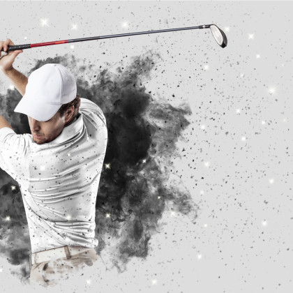 Fototapeta Golfista