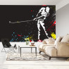 Fototapeta Malowany Golfista