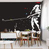 Fototapeta Malowany Golfista