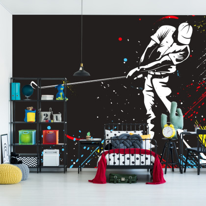 Fototapeta Malowany Golfista