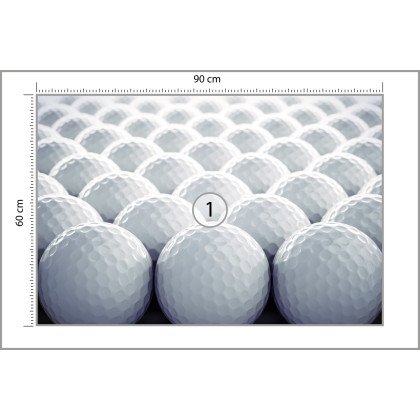 Fototapeta Piłeczki Golfowe 3D