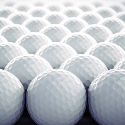 Fototapeta Piłeczki Golfowe 3D