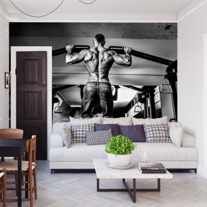 Fototapeta Kulturysta Podczas