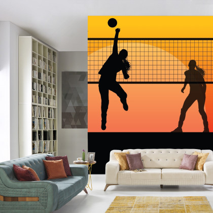 Fototapeta Siatkarki Podczas Gry