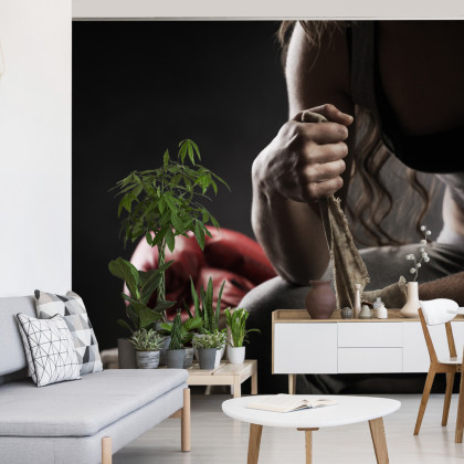 Fototapeta Bokser Przed Walką
